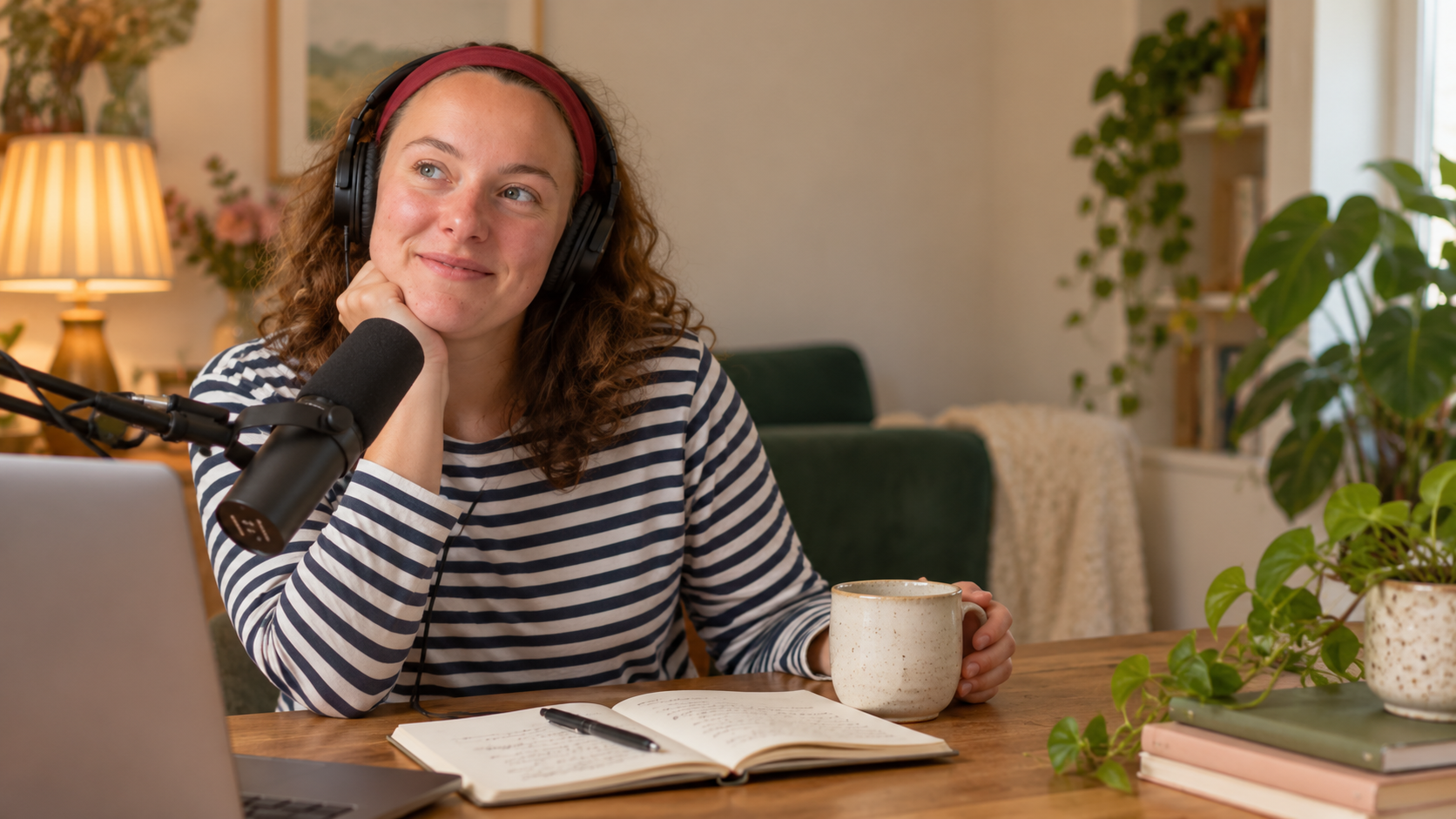 Grace recording A Safe Space with Grace